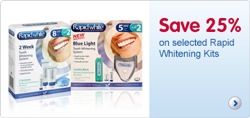 Save 25% on selected Rapid Whitening kits